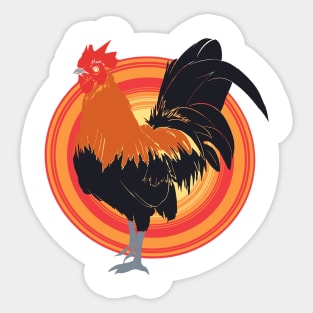 Rooster Sticker